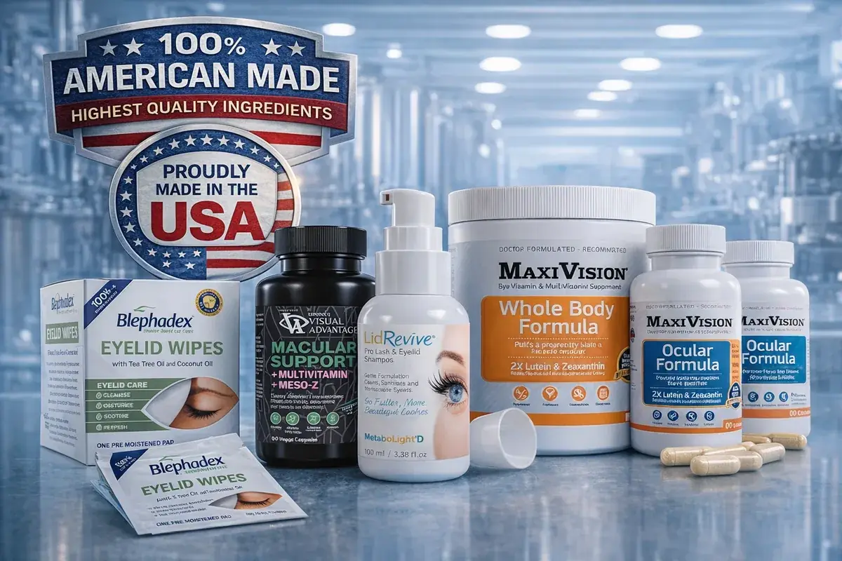Made in USA certification showing all Lunovus supplements are manufactured in American FDA-registered cGMP-compliant facilities